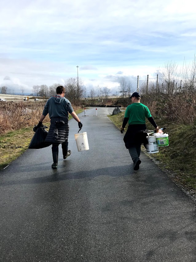 BC Greens Socially Distant Non-partisan River Clean-up