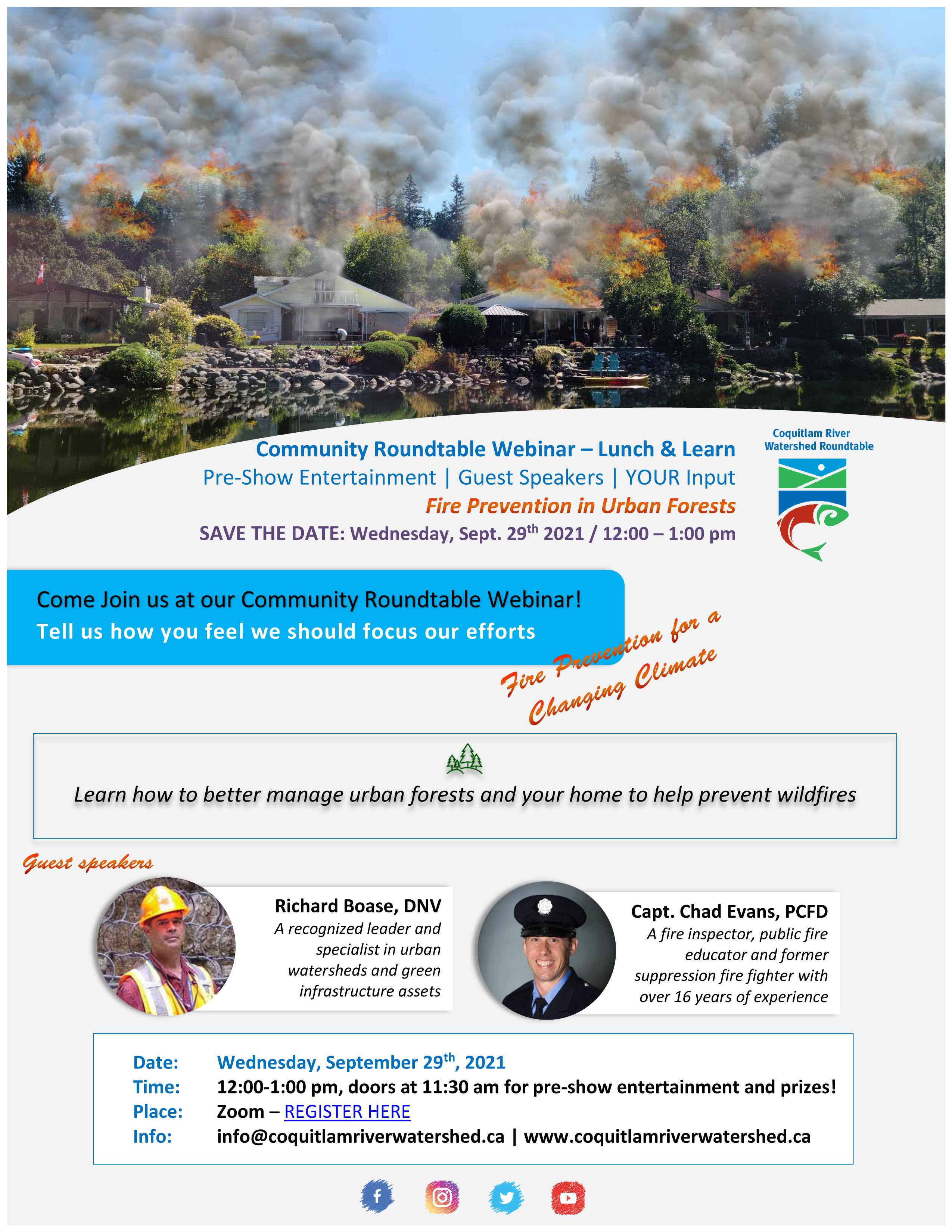 Summer 2021 Webinar - Fire Prevention in Urban Forests