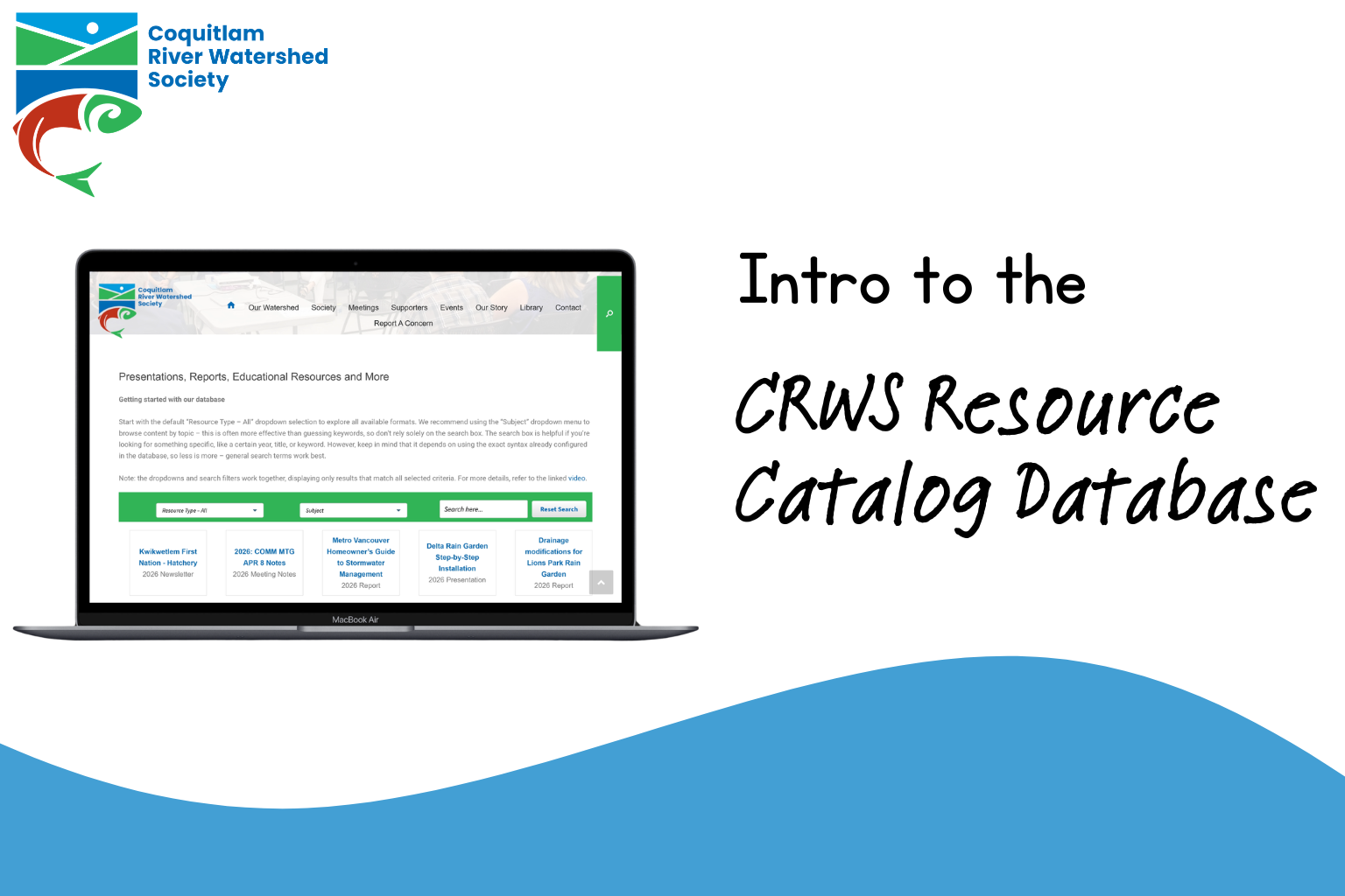 CRWS Resource Catalog